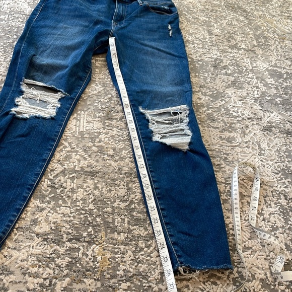 Frame LeHigh High Rise Ripped Jeans 30 - Picture 8 of 13